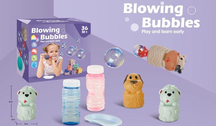 blowing-bubbles-ของเล่นเสริมพัฒนาการ-สำหรับเด็ก-6-เดือน-นำเข้าห้องน้ำได้-สร้างฟองสบู่ได้