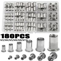 〖Maximus metals〗180/165/150/100/93Pcs สแตนเลส Rivet Nut M3 M4 M5 M6 M8 M10ใส่ Reveting ขนาดสแตนเลส Rivet Nut Set