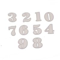 1 Set 0-9 Numbers Metal Cutting Dies Stencils DIY Embossing Scrapbooking Decorative Paper Card Craft Photo Album Dies