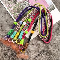 ✢✈ Key Ring Lanyard Adjustable Cord for Mobile Phone Pendant Bright Color Neck Strap for Keys Universal Landyard Keychain Women