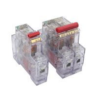 【YF】 Transparent DC Circuit Breaker DCMCB For Battery PV Solar Protector DZ47DC Positive Negative Switch Isolator