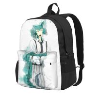 【LZ】♤✉  Beastars-(aquarela) sacos de escola para meninas adolescentes portátil sacos de viagem beastars beastars beastars s2 temporada 1