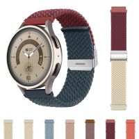 hengilcevwf494 20mm/22mm Strap for Samsung Galaxy watch 4 5 pro active 2 Gear S3 braided solo loop bracelet correa Huawei watch GT 2 3 band