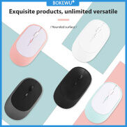 BOKEWU Chuột Không Dây 2.4G Chuột Bluetooth USB Chuột Công Thái Học Không