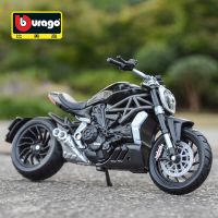 Bburago 1:18 2016 Ducati Xdiavel S ต้นฉบับอนุญาตให้มีการจำลองโมเดลมอเตอร์ไซค์อัลลอยของสะสมของขวัญรถของเล่น