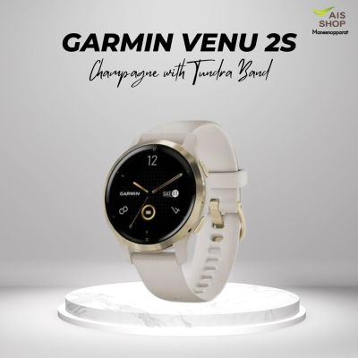 GARMIN VENU 2S 40MM GPS สี Light Gold  สาย สี Light Sand
