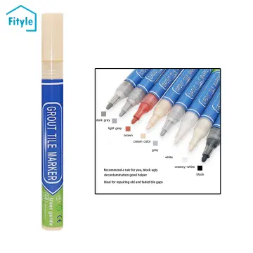 4Pcs Tile Grout Pen White Grout Renew Repair Marker with