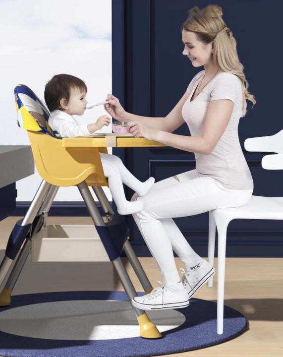 high-chair-เก้าอี้ทานข้าวเด็กปรับได้-3-แบบ-เก้าอี้เด็กและโต๊ะทำกิจกรรม-เก้าอี้กินข้าวเด็ก-เก้าอี้นั่งเด็ก