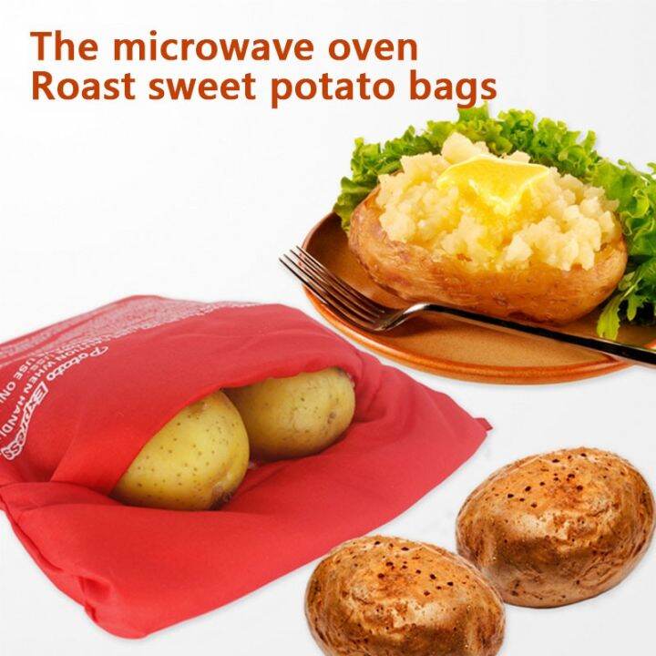 1pc-new-red-washable-cooker-bag-baked-potato-microwave-cooking-potato-quick-fast-baking-bag-kitchen-tools