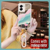 romantic top grade Phone Case For OPPO A57 5G 2022/Realme Q5i/V23/Narzo50 5G Mirror surface originality tulip dustproof