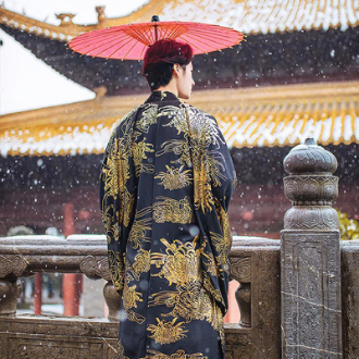 hanfu-bronzing-เสื้อแขนใหญ่คู่สูทสีดำคอไขว้หน้าอกหน้าอกเอวกระโปรงเครื่องแต่งกายโบราณ-beifu-my-8-9