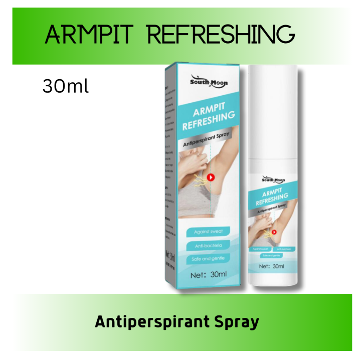 Armpit Antiperspirant Spray Refreshing Underarm Sweat Deodorant 30ml
