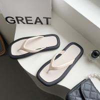 【MH】Fashion Simple Ladies Flip-Flops ถ่ายภาพกลางแจ้งรองเท้าแตะนักเรียน V725