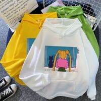 《Qinghe Yi Fang》น่ารักเซเลอร์มูนกราฟิก Hoody อะนิเมะ Y2k เสื้อสวมหัว Kawaii ฮาราจูกุด้านบนคลุมด้วยผ้าผู้หญิง Essentials เสื้อกันหนาวหมวก S Udaderas Ropa