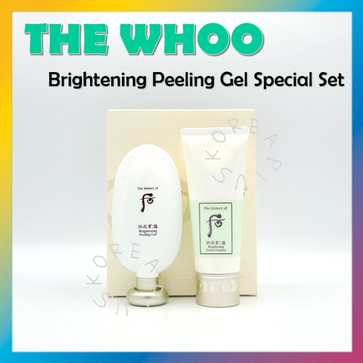 [THE WHOO] GongjinhyangSeol Brightening Peeling Gel Special Set Lazada