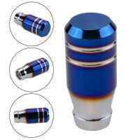 1x8 ซม.เจ้าสาวอลูมิเนียม Burnt Blue Universal Gear SHIFT KNOB Shifter LEVER Head