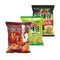 ขนมก้ามปู crab shape snacks brand binggra 70g꽃게랑 ขนมเกาหลี