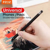 PZOZ ปากกาสไตลัสอเนกประสงค์,Samsung 2 In 1ปากกาแบบสัมผัสสำหรับ Xiaomi แท็บเล็ตปากกาหน้าจอบางดินสอวาดเขียนหนาอุปกรณ์เสริมความจุ