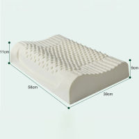 Orthopedic Latex Pillows Pure Natural Thailand Remedial Neck Sleep Pillow Protect Vertebrae Health Care Bedding Cervical Pillow