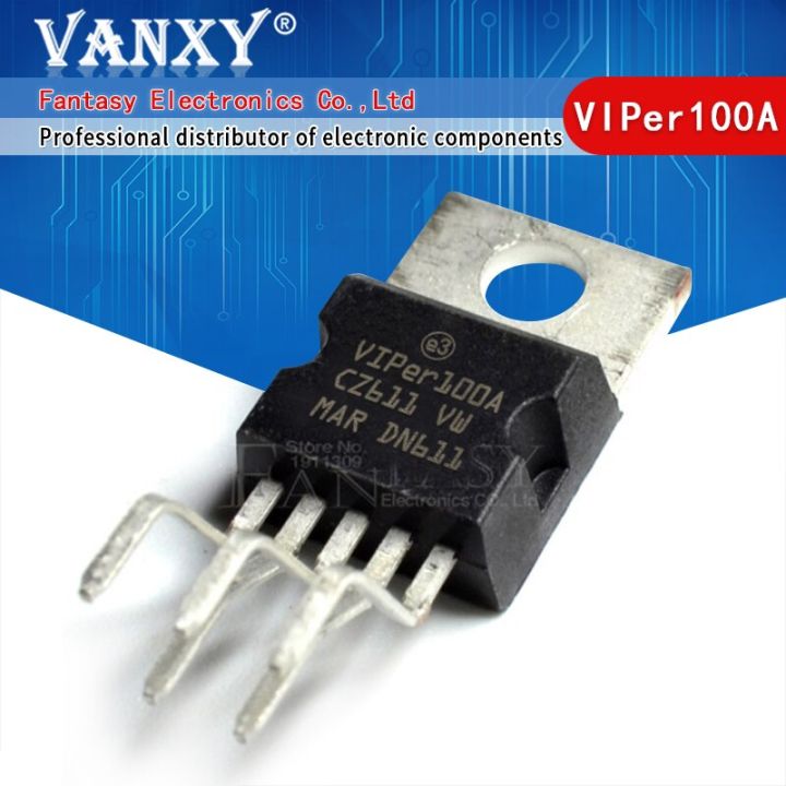 5pcs VIPer100 TO-220-5 VIPER100A TO220-5 VIPER100-E TO-220 VIPER100A-E VIPer50a VIPer50 WATTY Electronics