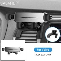 ที่จับโทรศัพท์มือถือรถแบบกราวิตี้สำหรับ Volvo XC90 2015-2023แท่นวางระบบจีพีเอสนำทางอัตโนมัติช่องแอร์แบบ Snap-On อุปกรณ์ตกแต่งภายใน