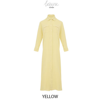 SS22 Shirt Dress เชิ้ตเดรส งานย้อม Garment Dyed DS-L220606