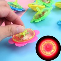 【DT】 10Pc Mini Luminous Flashing Gyroscope Spinning Top Toy for Kids Birthday Party Favors Goodie Bag Pinata Filler Kindergarten Gift  hot
