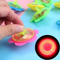 【DT】 10pcs/bag Colorful LED Gyro Toy Flower Shaped Gyroscope Kids Birthday Gifts Party Favors Treats School Guest Goodies Filler  hot