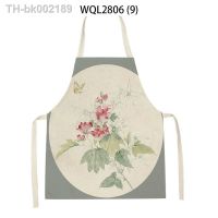 ♕ Butterfly Pattern Apron Creative Kitchen Apron Plant Women Apron Dinner Party Cooking Apron Adult Child Baking Accessories Apron