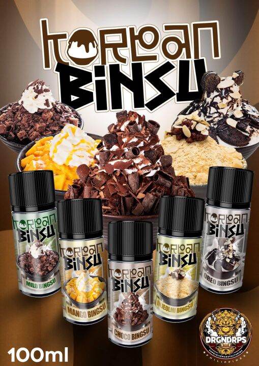 Korean Bingsu 100ml Vape Juice 3mg E Liquid Vaping Low Strength High VG