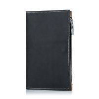 New Fashion Genuine Leather Passport Cover For Women ID Credit Card Holder Travel Wallet With Zipper Coin Purse Female Money bag Card Holders