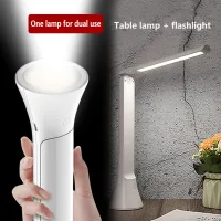 Portable Foldable LED Flashlight Table Desk Light Rechargeable Torch Sensor Table Lamp Reading Light Outdoor Emergency Lantern
