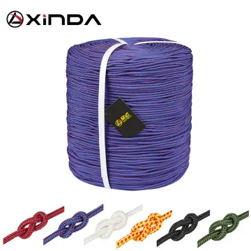 Xinda Outdoor 6mm Prusik Cord Rope 120cm LengthAccessory Rope Durable Heat  Resistant Polyester nylon Kevlar Rock Climbing Rope