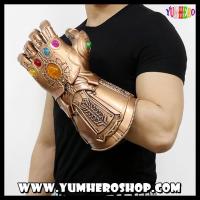 ถุงมือทานอส พร้อมอัญมณี 6 เม็ด Infinity Gauntlet Infinity Stone 6 Pcs ขนาด 1:1 ถุงมือธานอส Thanos Avengers Infinity War Marvel มหาสงครามล้างจักรวาล