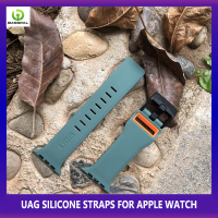 สายเจลนิ่มห่วงซิลิโคนอ่อนนุ่มสำหรับ UAG Watch Band 6 5 4 3 2 1 SE 38Mm 40Mm 42Mm 44Mm ใช้ได้กับนาฬิกา Apple 7 8 Ultra 49Mm 41Mm 45Mm