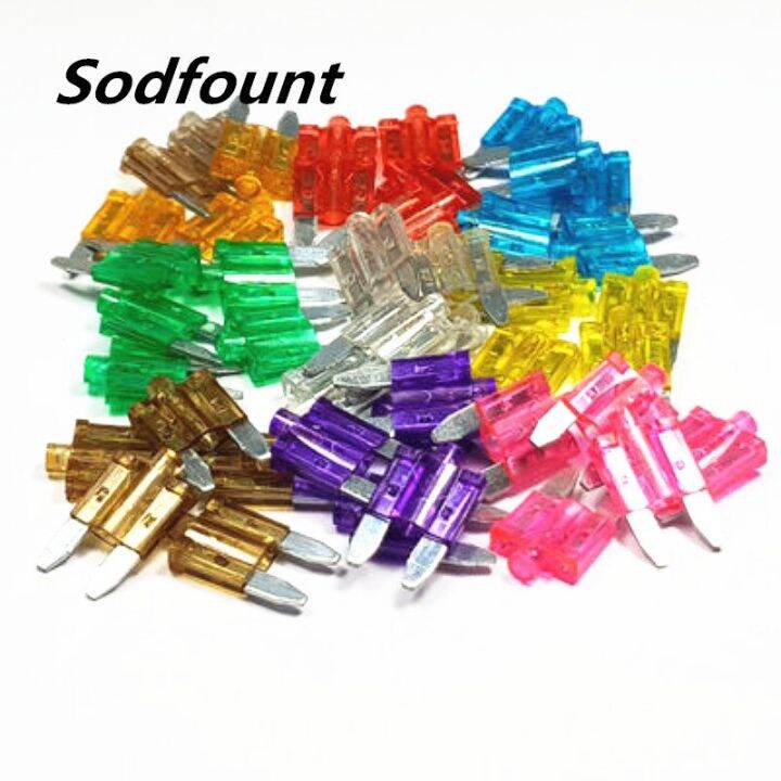 'Mini Micro Auto Xe lưỡi Ô Tô Cầu chì với Đèn báo đèn Hoa Tiêu nung