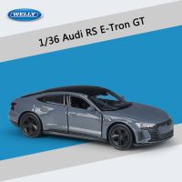 Audi Rs E-Tron Gt โมเดลรถยนต์สปอร์ตอัลลอยด์ของเล่นโลหะหล่อจากโลหะรูปทรงรถ1:36สำหรับเด็ก