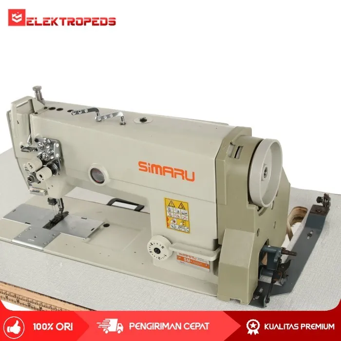 Mesin Jahit SIMARU SM 842-5 Jarum Dua Double Needle Industri Highspeed