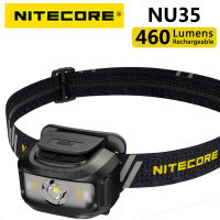 Nitecore Nu35 460ลูเมนสามารถใช้แบตเตอรี่ในตัวและ Easy-To-เปลี่ยนแบตเตอรี่ AAA ที่เวลาเดียวกัน USB-C โดยตรง Hybrid Power Endurance ไฟหน้า