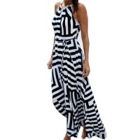 【CW】☬  Boho Beach Sundress Fashion Printing Evening Irregular Vestidos Mujer Verano Robe