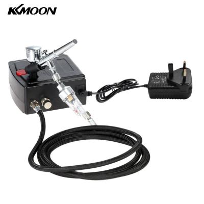 100-250V Professional Gravity Feed Dual Action Airbrush Air Compressor Kit for Art Painting Tattoo Manicure Craft Cake Spray Model Air Brush Nail Tool Set