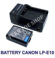 (Saving Set 1+1) LP-E10  LPE10Camera Battery And Charger for Canon รหัสแบต LP-E10  LPE10 แบตเตอรี่และที่ชาร์จสำหรับกล้องแคนนอน Canon EOS Rebel T3,T5,T6,Canon EOS 1100D,1200D, 1300D,Canon EOS Kiss X50 BY TERB TOE SHOP