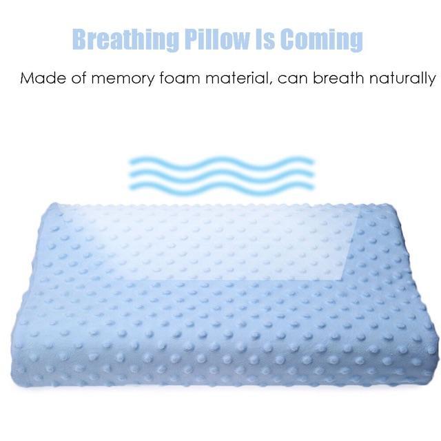 พร้อมส่ง-หมอนเมมโมรี่โฟม-หมอน-หมอนหนุน-หมอนสุขภาพ-memory-foam-pillow