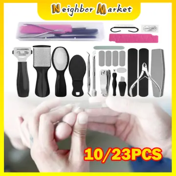 23PCS Set Pedicure Kit Rasp Foot File Callus Remover Nail