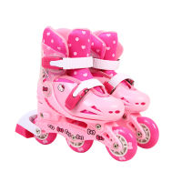 Mesuca Hello Kitty Inline Skate Combo set เมซูก้า เฮลโล คิตตี้ เบอร์ 33-36 (ประมาณ 19-22cm.) ชุดรองเท้าสเก็ต HCB7