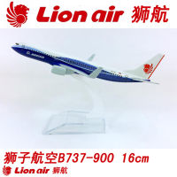 16ซม. B737-900 Lion Air Airlines 1400 SCALE เครื่องบินของเล่นเครื่องบิน Diecast พลาสติกเครื่องบินของขวัญเด็ก