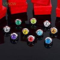 USNOW Men Cosplay Rings Women DIY Jewelry Anime Ring Anime Fan Gift Japan Fashion Akatsuki Akatsuki Itachi Pain Orojimaru Zhu-Rings Shooting propsMulticolor