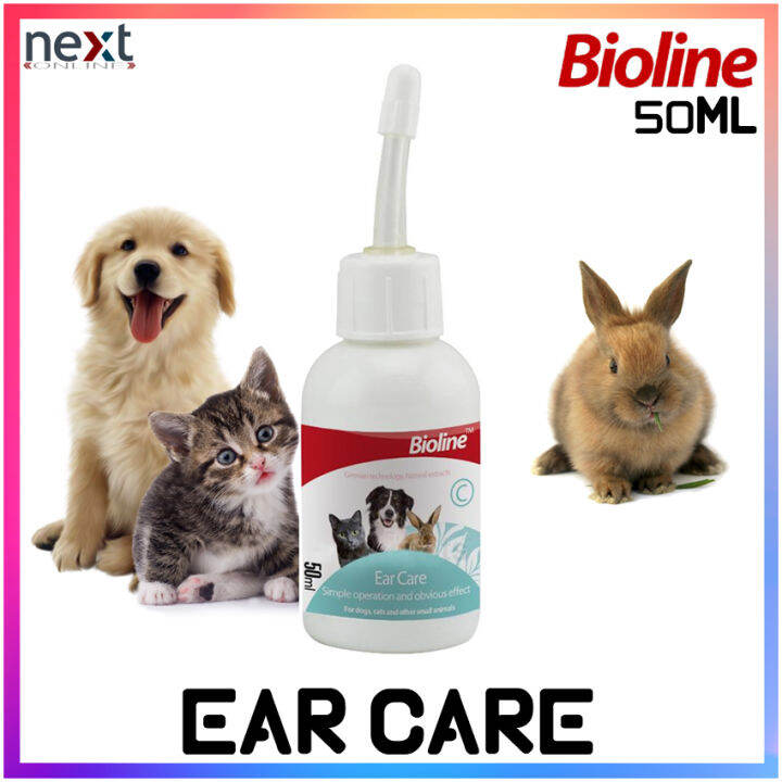 Bioline Ear Care for Dogs, Cats and Rabbits (50ml) Lazada PH