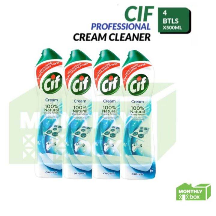 CIF Cream Cleaner Original 500ml (Pack of 3)