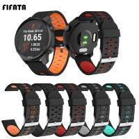 ♈ FIFATA 2020 nowy 20MM kolorowy pasek silikonowy Wtach dla Garmin Venu/Vivoactive 3 hr/Forerunner 245/Xiaomi Amazfit Bip/GTS/GTR 42MM